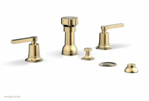 Смеситель для биде HEX MODERN Phylrich  501-61-026 Satin Brass