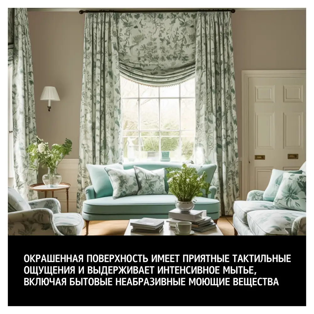 Краска MAITRE DECO One Coat - матовая белая для стен и потолков 9 л 85264030 STLM-0060652 - Вид №3