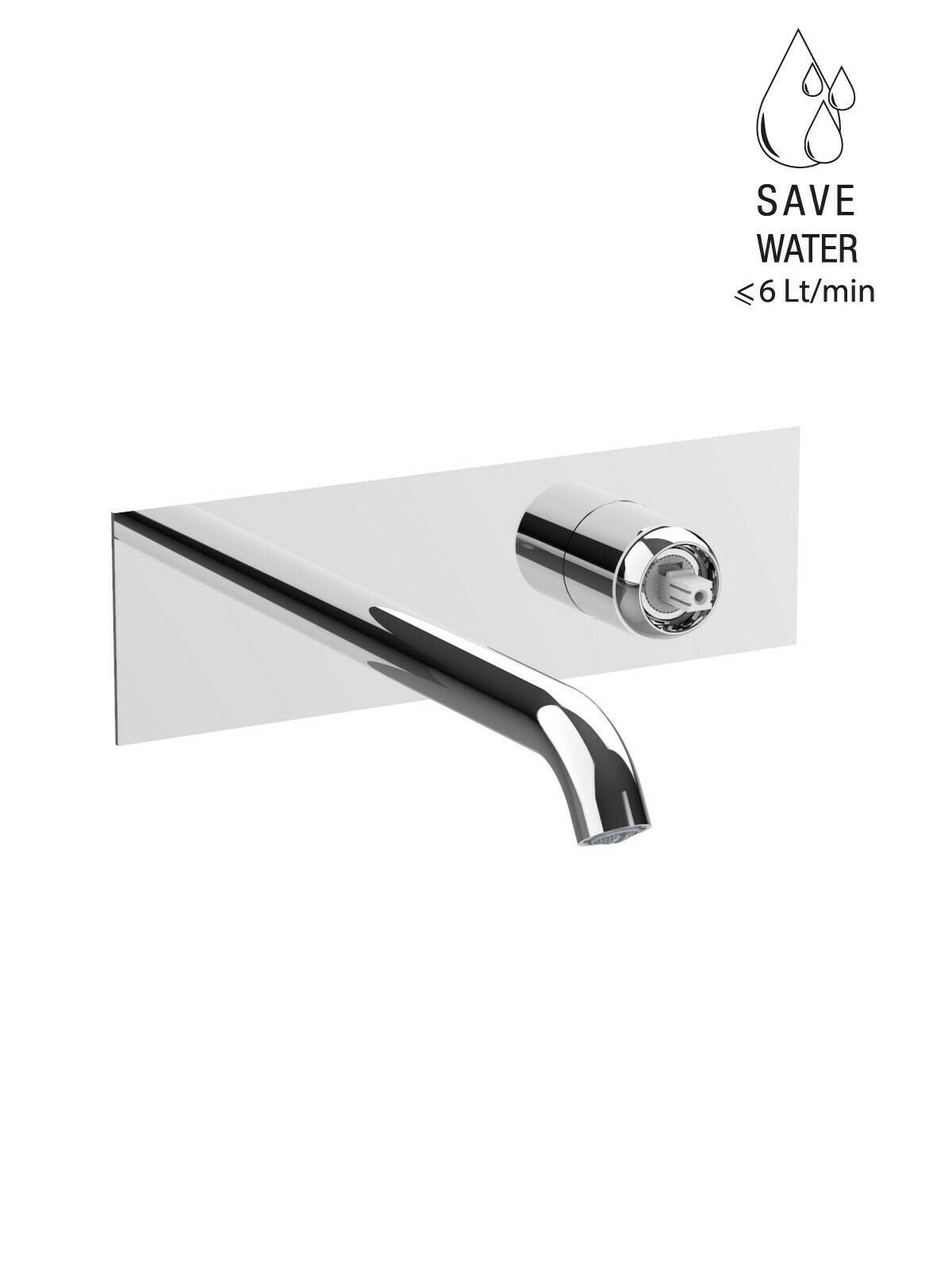 Настенный смеситель для раковины с 2 отверстиями без слива Rubinetterie Frattini Pepe XLS ARCH-00148159 - Вид №18