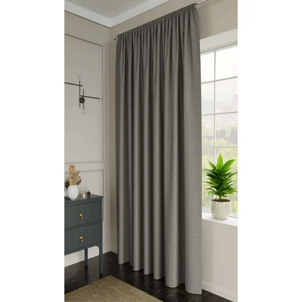 Штора MIAMOZA Stone с эффектом блэкаут в стиле неоклассика 200x280 см 89427076 STLM-1582661 - Вид №6