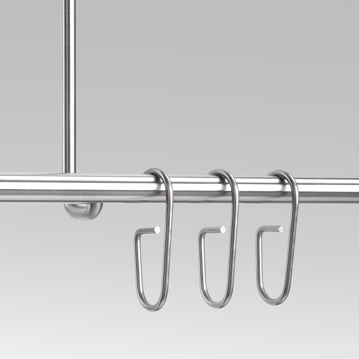 DSB300-1150F Карниз для душевой занавески четверть круга с радиусом дуги 30 см, 115 x 115 см для крепления к потолку PHOS  - Вид №3