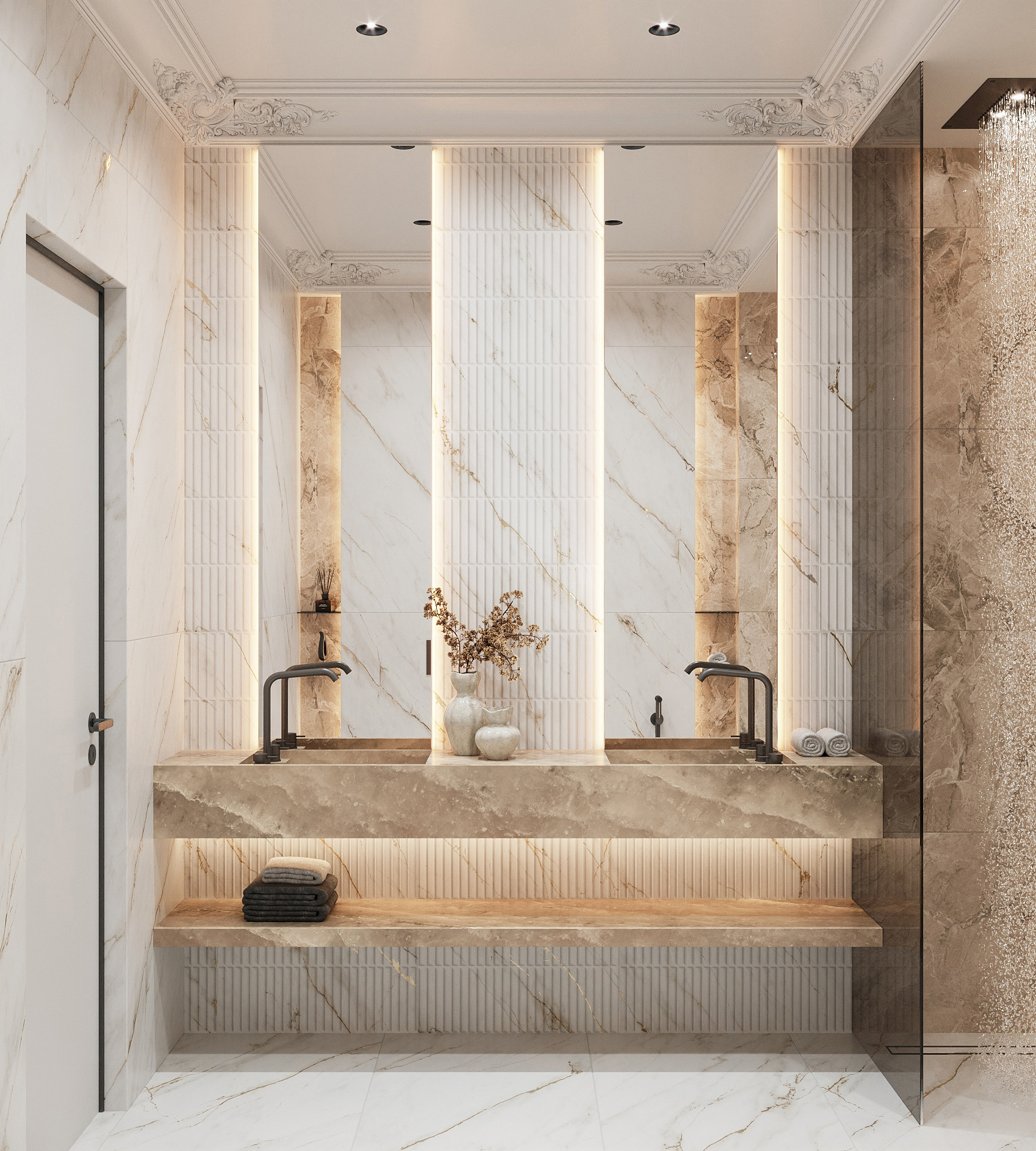 Керамогранит SELVA GOLD DECOR 60х120 Creanza CP4004-D  - Вид №1