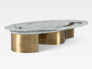 Мраморный журнальный столик для гостиной