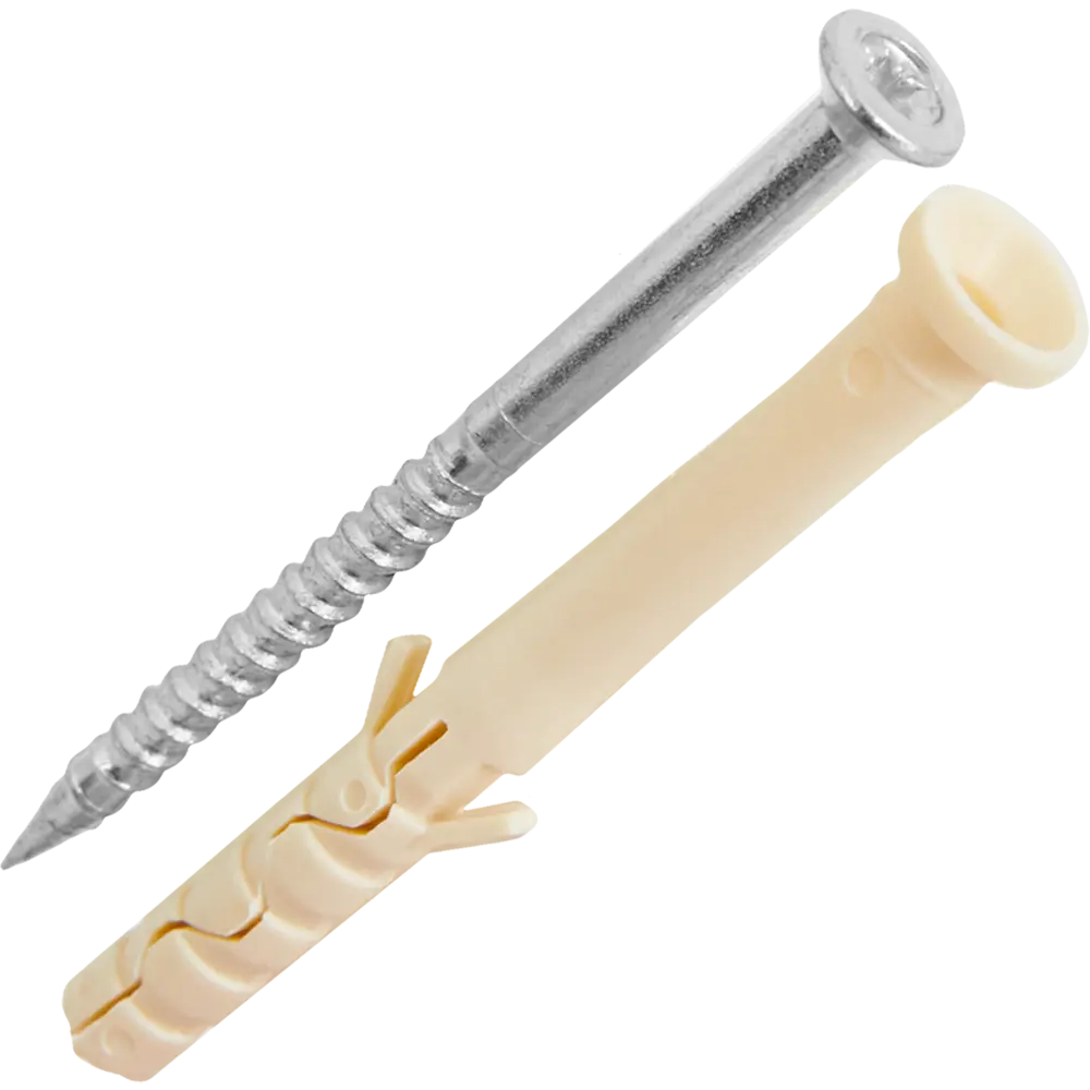 Дюбель-гвоздь SORMAT 6×60 мм с цилиндрической манжетой (10 шт) 84257514 STLM-1582528 - Вид №1