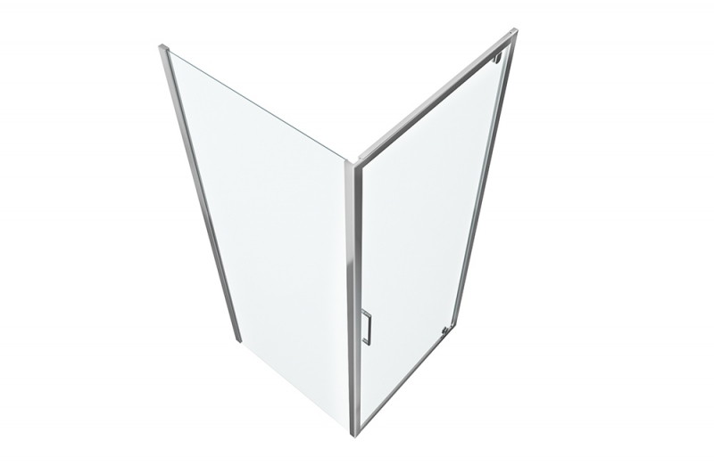Душевое ограждение (без поддона), одна распашная дверь DROP BS090.2110A bravat - Вид №4