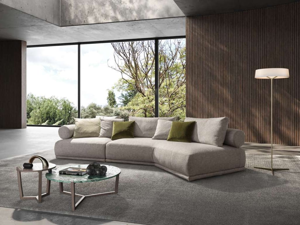 Модульный съемный диван из ткани Pacini & Cappellini HILLS ARCH-00010137