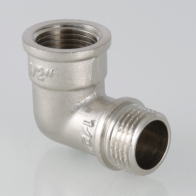 VTr.092.N.0005 Фитинг резьбовой – угольник с переходом на наружную резьбу Valtec 3/4"  - Вид №1