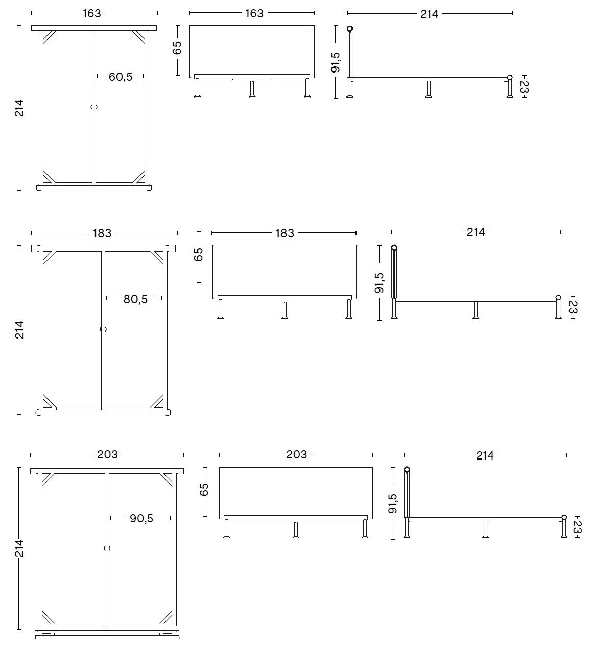 Двуспальная кровать с мягким изголовьем Hay Tamoto ARCH-00017627 - Вид №11