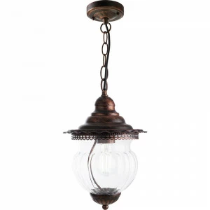 Уличный светильник потолочный 88,5х19,5х19,5 см коричневый "Мюнхен" 41172 FERON ПОД СТАРИНУ, ФОНАРЬ 00-3955924 Коричневый