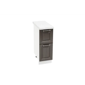 91896965 Напольный шкаф Чехия 30x81.60x47.80 см с ящиками фасад венге МДФ каркас белый ЛДСП Kameol УТ000507227 STLM-1411624