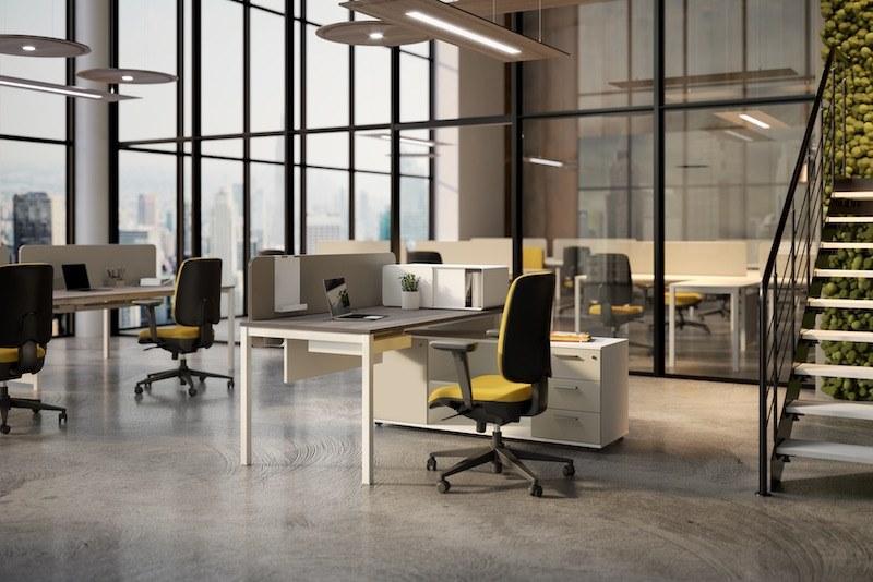 MASCAGNI Модульный прямоугольный рабочий стол Workstation 99qcat - Вид №5