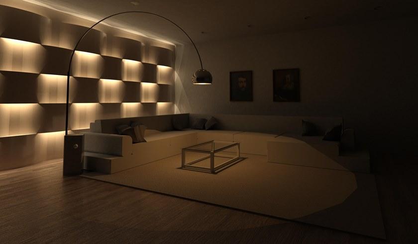 IndakoLab Модульные изогнутые панели с покрытием и подсветкой Theatre sun-id-1473647 - Вид №5