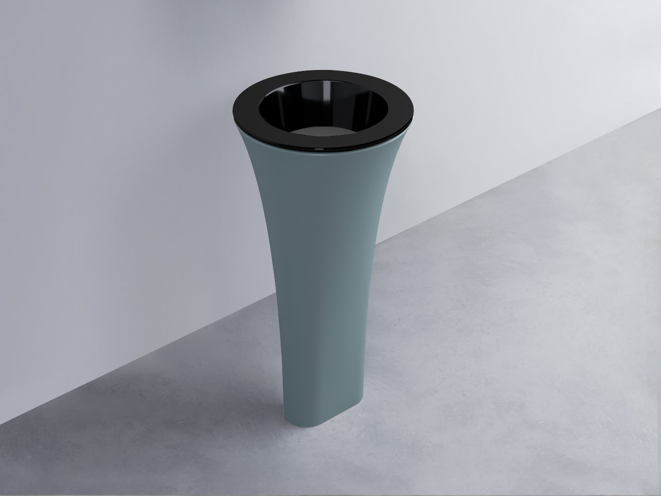 AMLA45-N+AMPILT-CM+AMCOLT-PL Раковина Amedeo Tondo отдельностоящая cielo Enjoy + Amedeo Ceramica Cielo