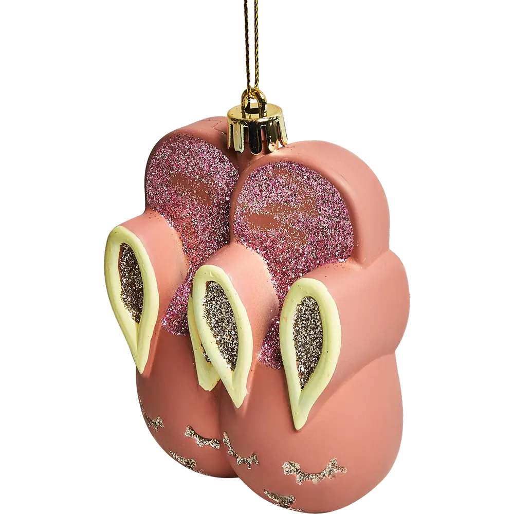 87036516 Елочная игрушка Туфли 10x7.5 цвет розовый STLM-1412747 Santreyd  - Вид №2