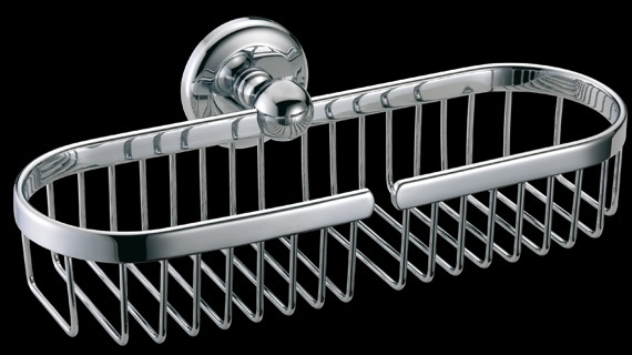 SH137 Мыльница в ванную, подвесная, сетчатая, латунная bagno&associati SHIRE