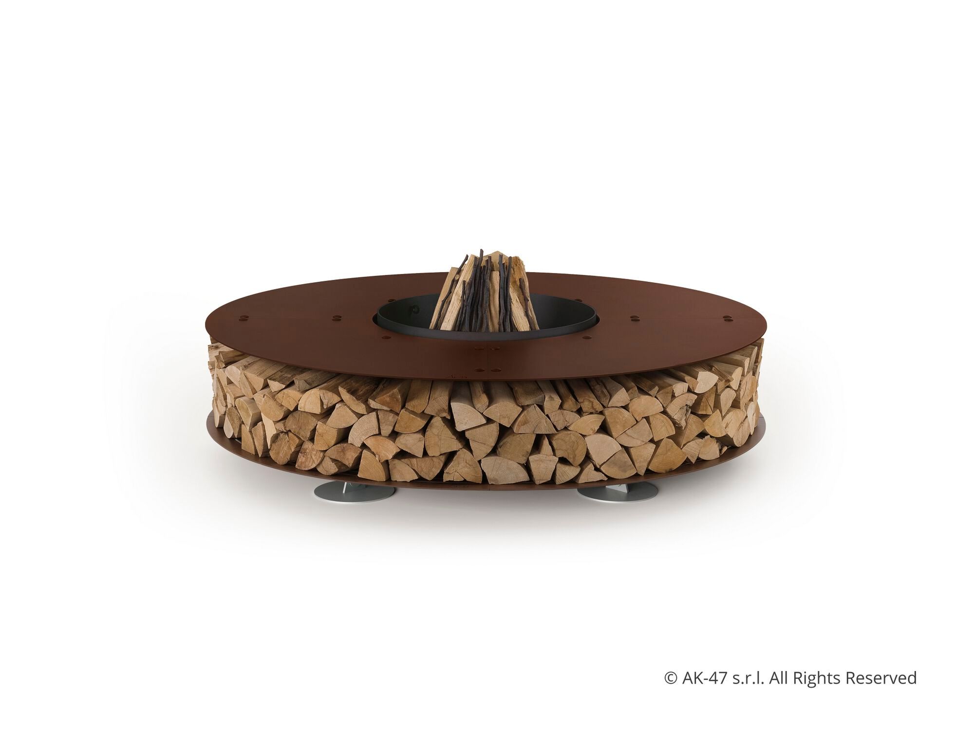 Стальная жаровня Ak47 Design ZERO STEEL ARCH-00077263 - Вид №5