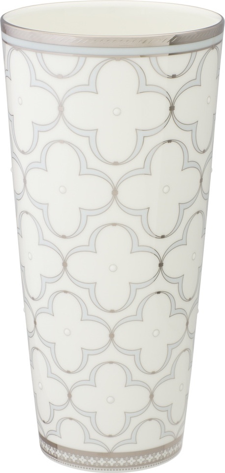10649491 Noritake Ваза Noritake "Трефолио,платиновый кант" 26см Фарфор, Керамика 