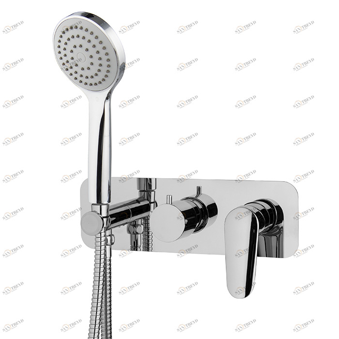 F3019X2 Встроенный смеситель для душа 2 источника с душевым комплектом FIMA CARLO FRATTINI Spot 