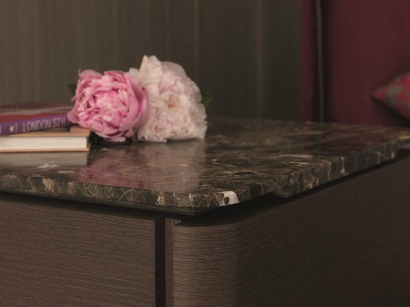 MisuraEmme Деревянная тумбочка с мраморной столешницей Misuraemme sun-id-1402870 - Вид №5