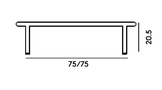 Металлический низкий квадратный журнальный столик Billiani Bold ARCH-00151114 - Вид №1