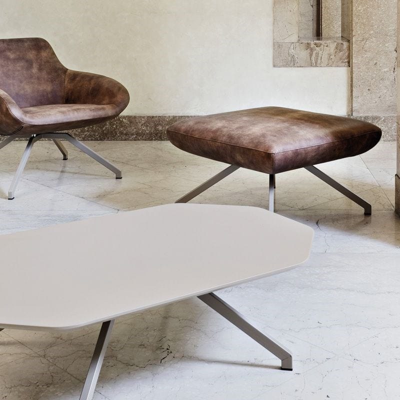 Кожаный пуф ALMA DESIGN X пуф ARCH-00040418 - Вид №1