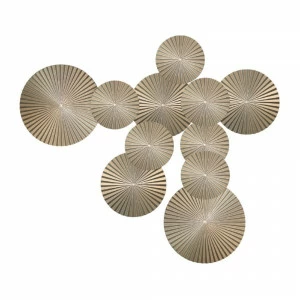 Панно декоративное настенное из дерева 170х160 см шампань Inflow-11 EVENHOME  00-3878805 Бежевый