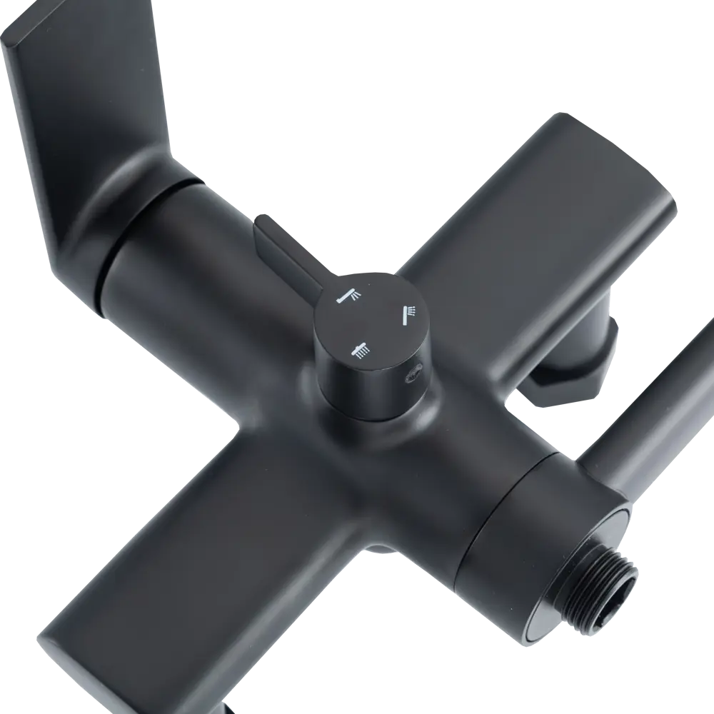 Душевая система FRAP Arne с 3 режимами и черным матовым покрытием 89359060 STLM-0992902 - Вид №8