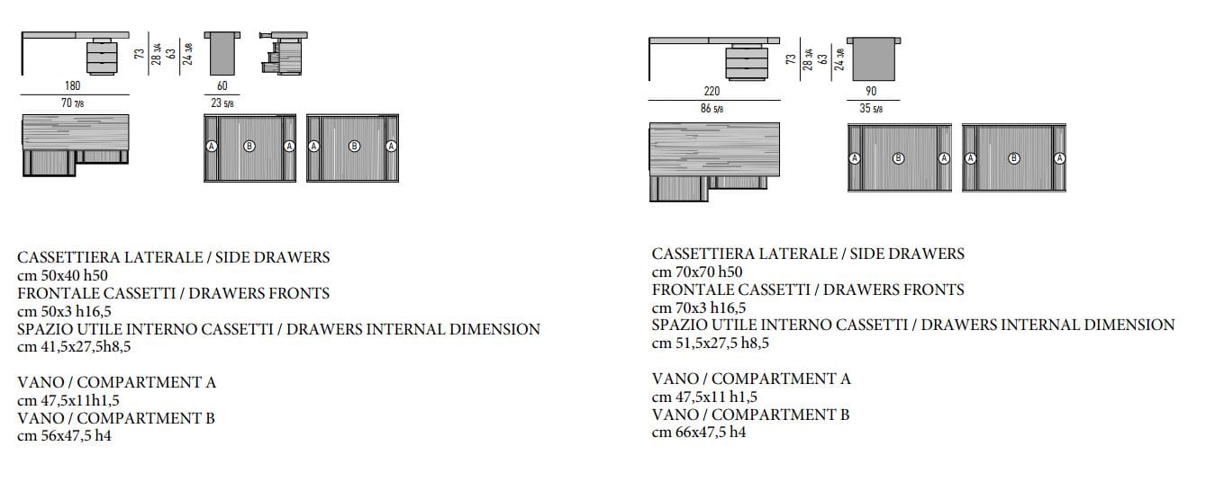 Рабочий стол Minotti Carson ARCH-00034471 - Вид №3