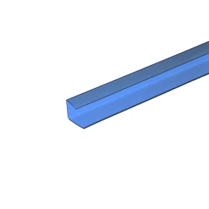 Профиль торцевой для поликарбоната Колибри 6 мм 2.1 м синий 82432456 STLM-2072080