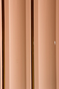 Панель ПВХ абрикосовая золото софитто "2" фигурная 200мм