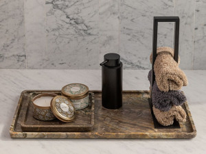 Прямоугольный мраморный поднос Pocahontas