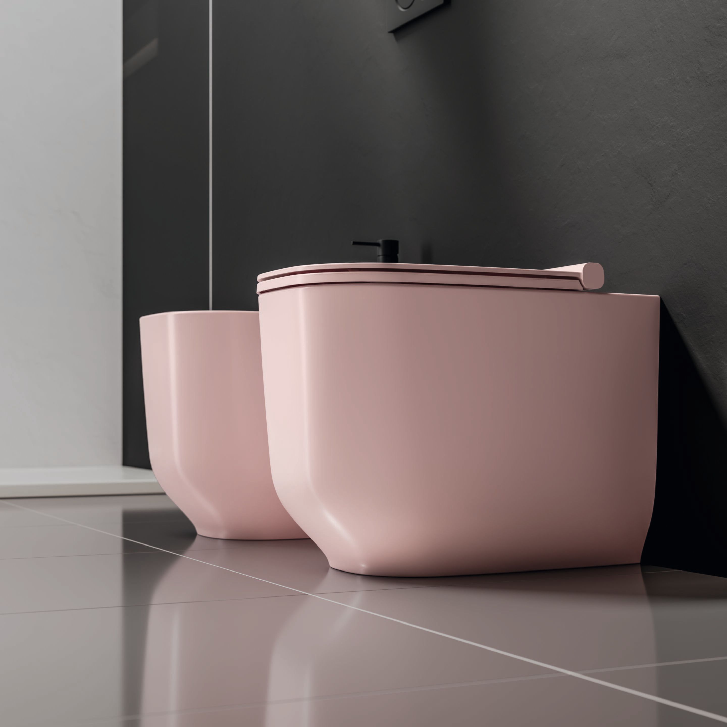 Керамическое напольное биде с переливом Ceramica Dolomite Alba ARCH-00129332 - Вид №3