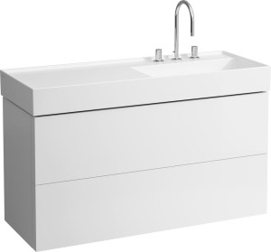 H4076490336441 Шкафчик под раковину, два ящика, компактный сифон, под раковину 813333 LAUFEN PRO