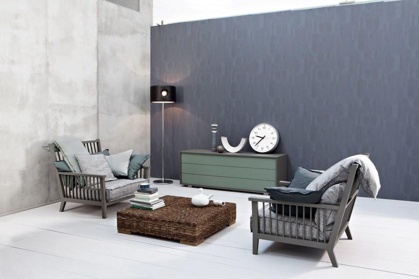 Gervasoni Кресло из ткани с подлокотниками Gray sun-id-1351211 - Вид №5