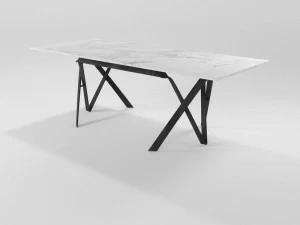 Barel Прямоугольный обеденный стол из мрамора Lama