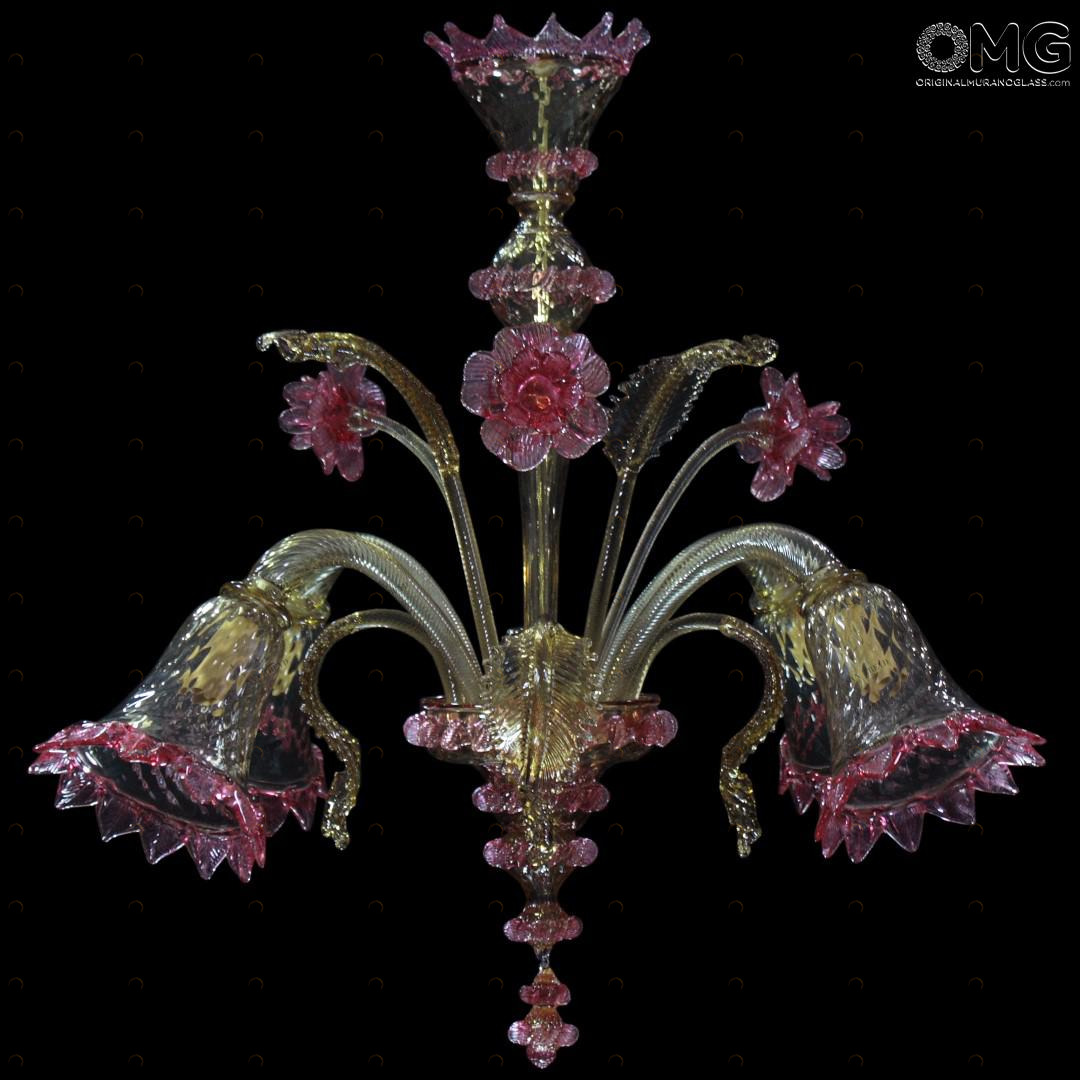 1110 ORIGINALMURANOGLASS Люстра Розелла Фуме - Классик - муранское стекло OMG  см CLASSICO