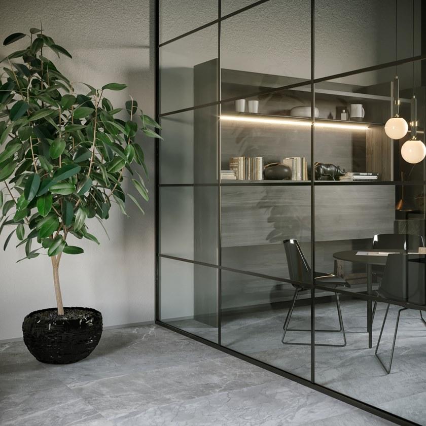 Elitable Стеклянная звуконепроницаемая сдвижная стена для офиса sun-id-1435429 - Вид №7