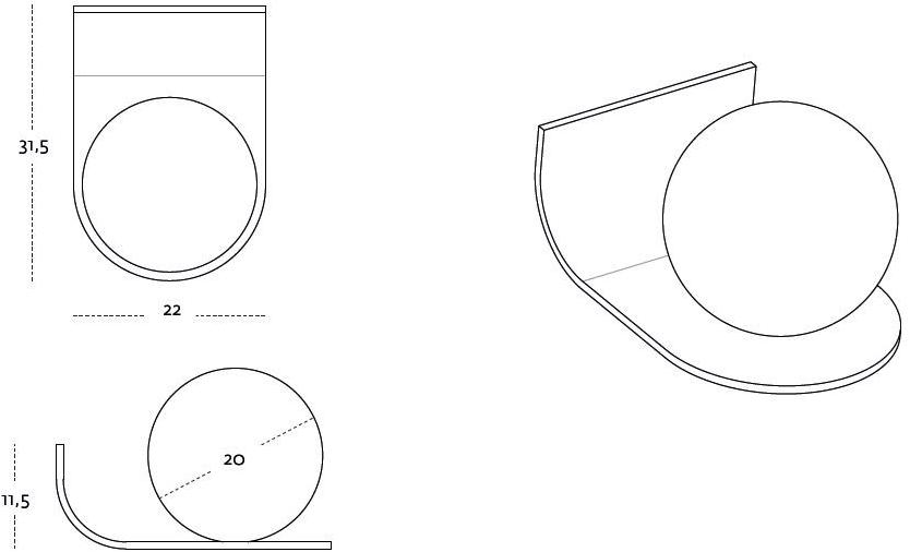 altreforme Алюминиевый декоративный предмет Galactica sun-id-1415221 - Вид №3