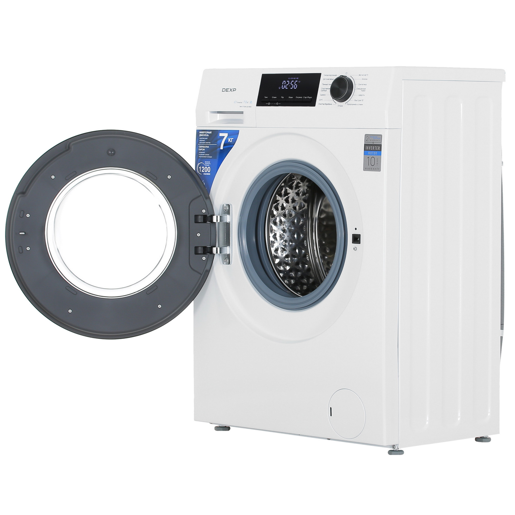 5427414 Стиральная машина DEXP WM-F712MLHE/WBSI белый STDN-0127949 - Вид №6
