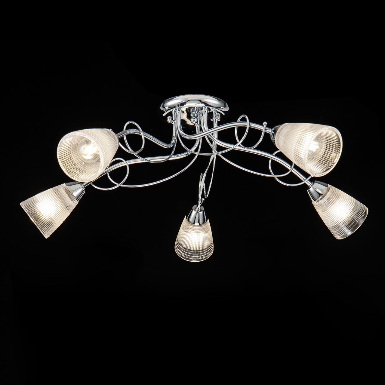 Потолочная люстра Freya Stasya FR5684CL-05CH FREYA STASYA 194066 Хром  - Вид №1
