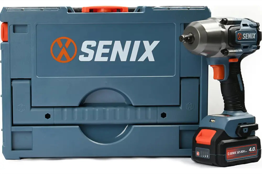 91633859 Гайковерт аккумуляторный бесщёточный Senix PDWX2-M7 Set, 20 В Li-Ion 1x4 Ач, 750 Нм STLM-0840827