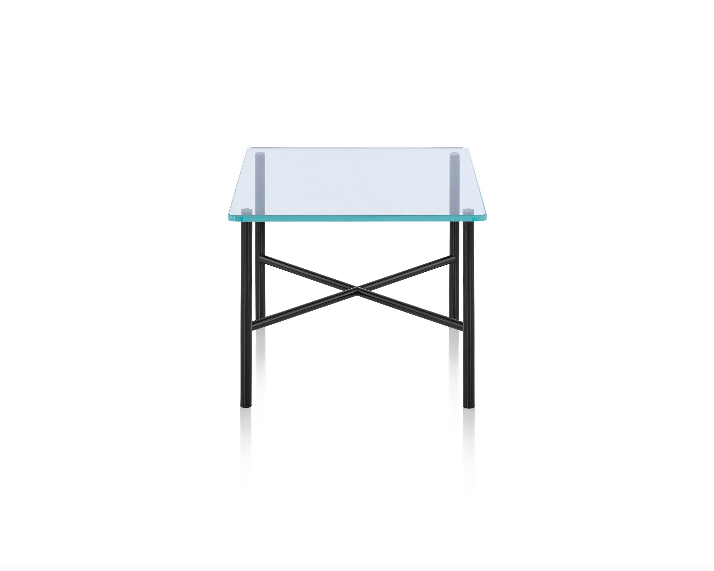 Прямоугольный стеклянный и металлический журнальный столик Herman Miller Layer ARCH-00033427 - Вид №15