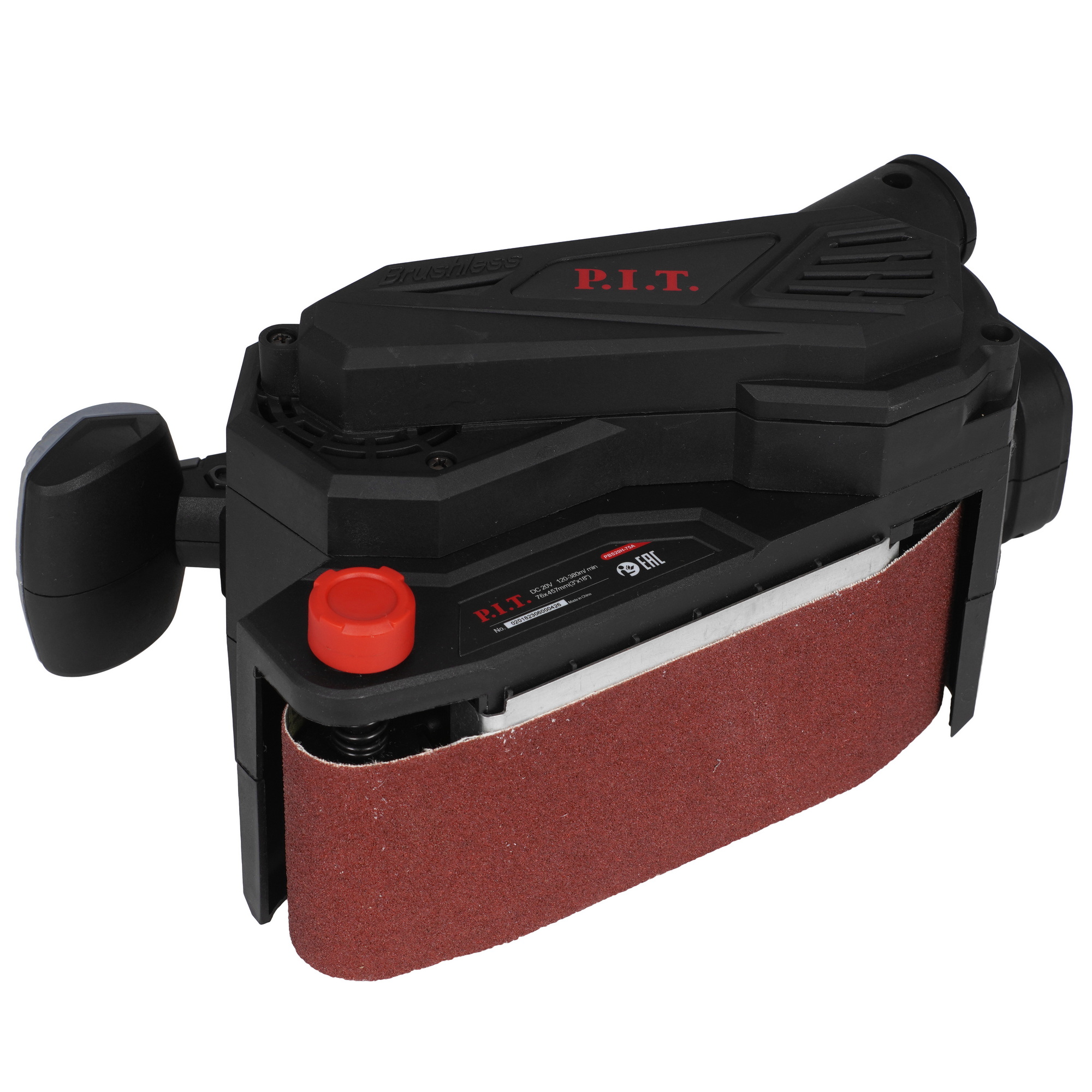 Ленточная шлифмашина P.I.T. PBS20H-75A OnePower 20V  , Без ЗУ, Без АКБ 9227330 PIT STDN-0052036 - Вид №5