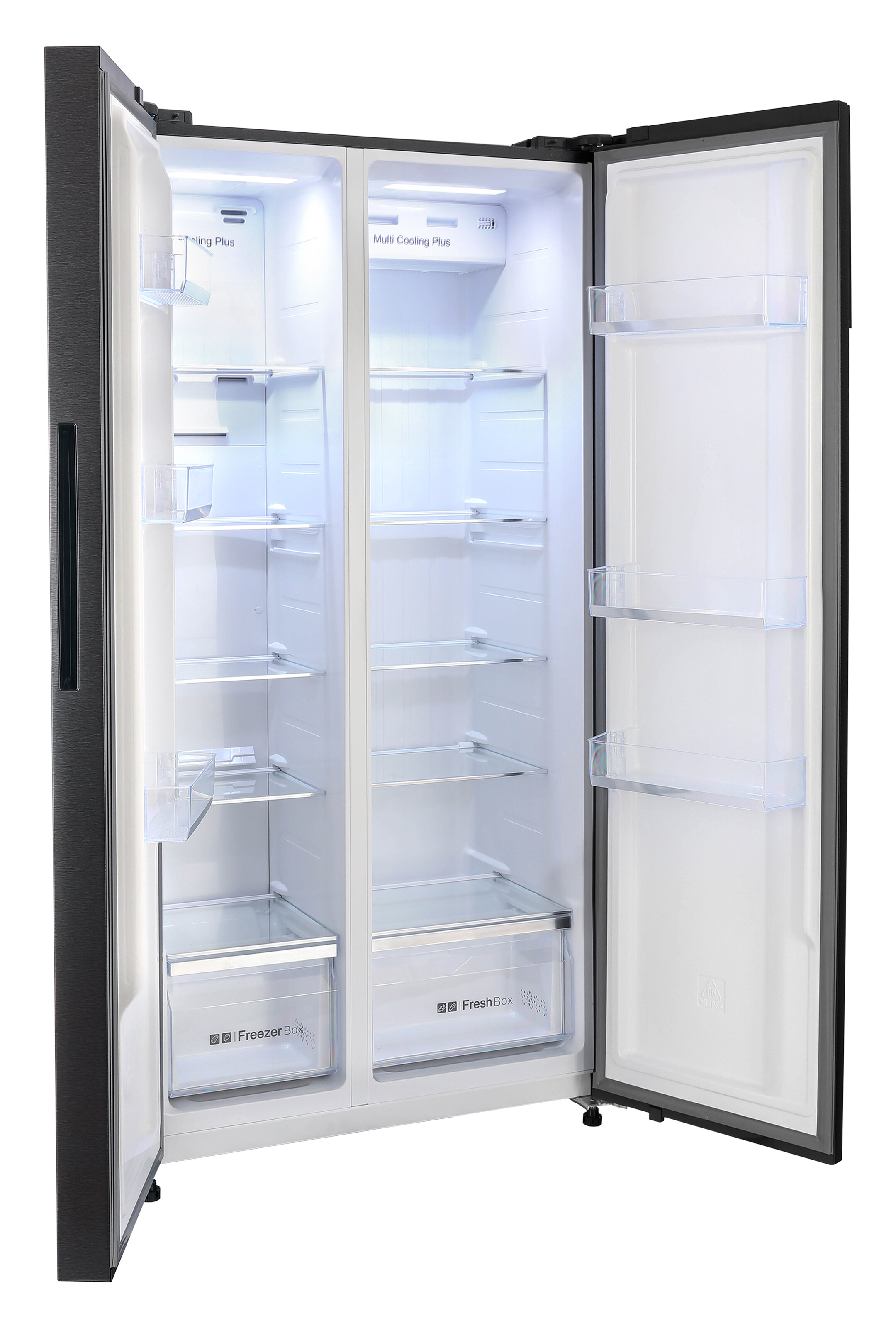 9069204 Холодильник Side by Side   Nordfrost RFS 525DX NFXd серый STDN-0012353 - Вид №1