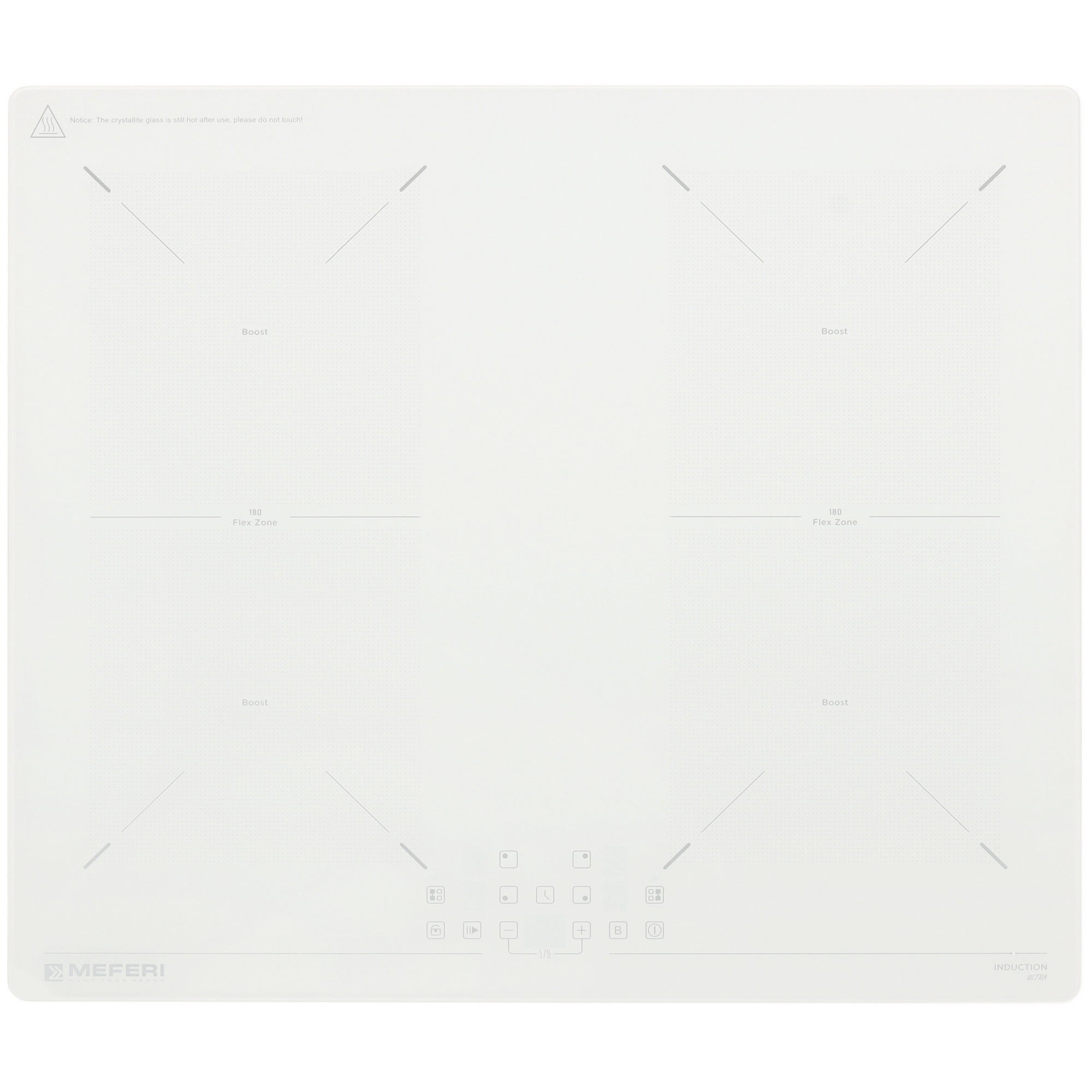 9168774 Индукционная варочная поверхность Meferi MIH604WH ULTRA STDN-0006512