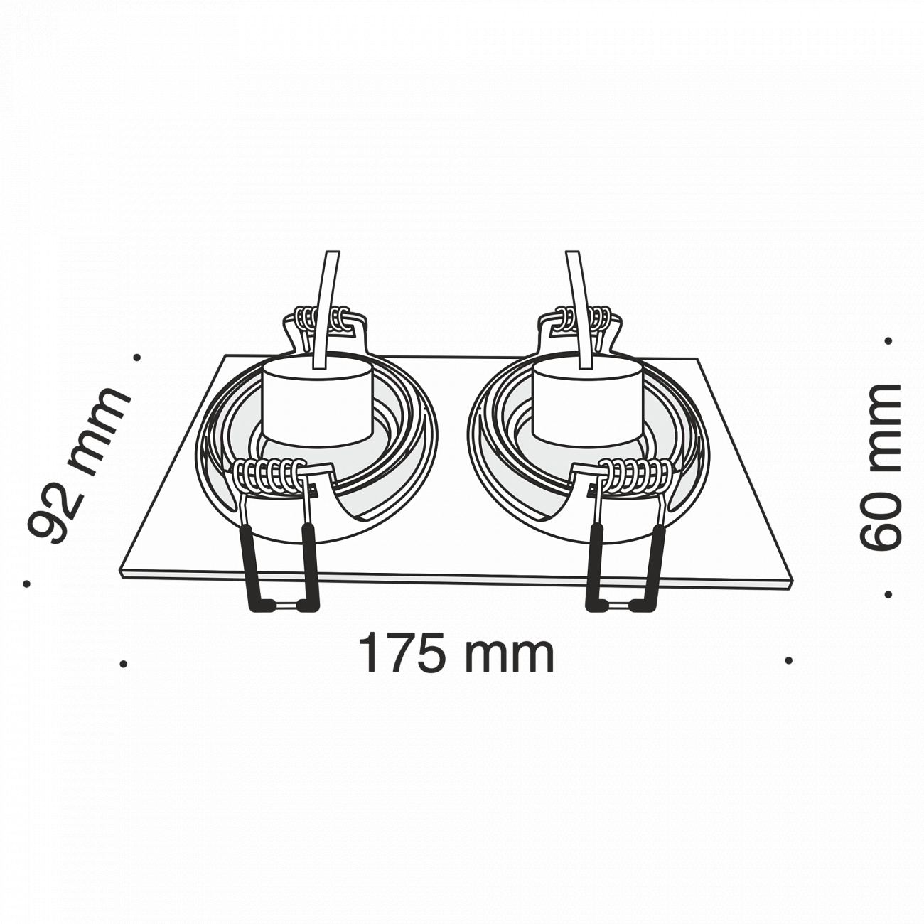 Встраиваемый спот черный Technical Atom DL024-02B TECHNICAL DOWNLIGHT 00-3957185 Черный  - Вид №6