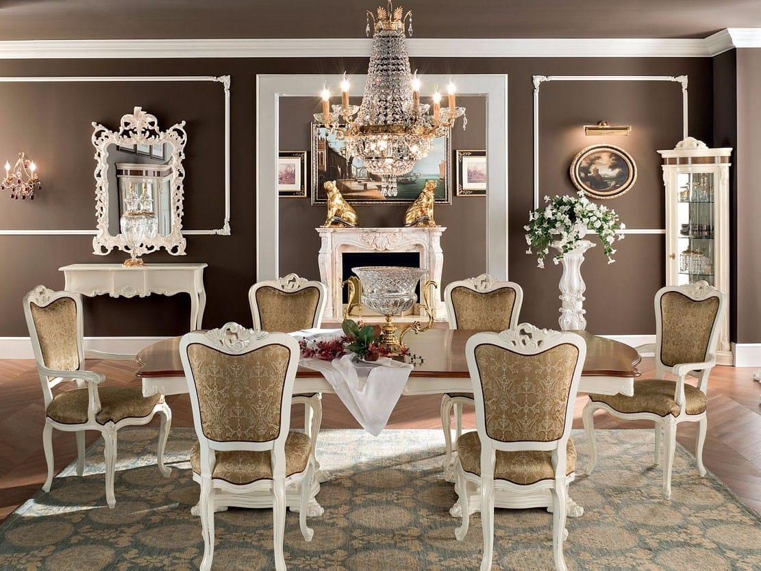 Деревянный прямоугольный стол для гостиной Modenese Luxury Interiors Bella Vita ARCH-00151954 - Вид №3