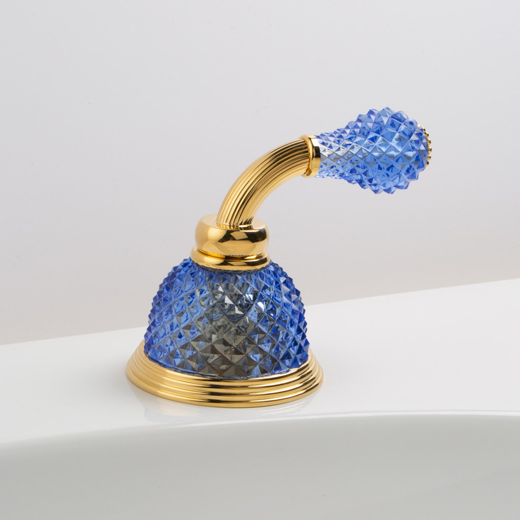 C56-532 C56-532 Дозатор мыла настенный РУЧКА КУПОЛЬНАЯ DI Cristal & Bronze DÔME À MANETTES DIAMANT  - Вид №1