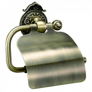 Бумагодержатель с крышкой Hayta (Германия) 13903-4/BRONZE