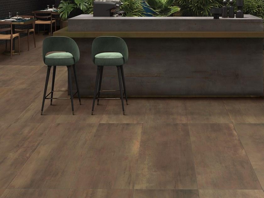 Flaviker Стены / напольная плитка из керамогранита под металл sun-id-1484689 - Вид №1